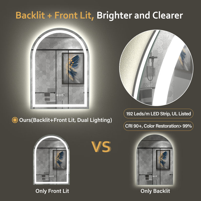 Iyra Arched LED Mirror