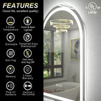 Iyra Arched LED Mirror