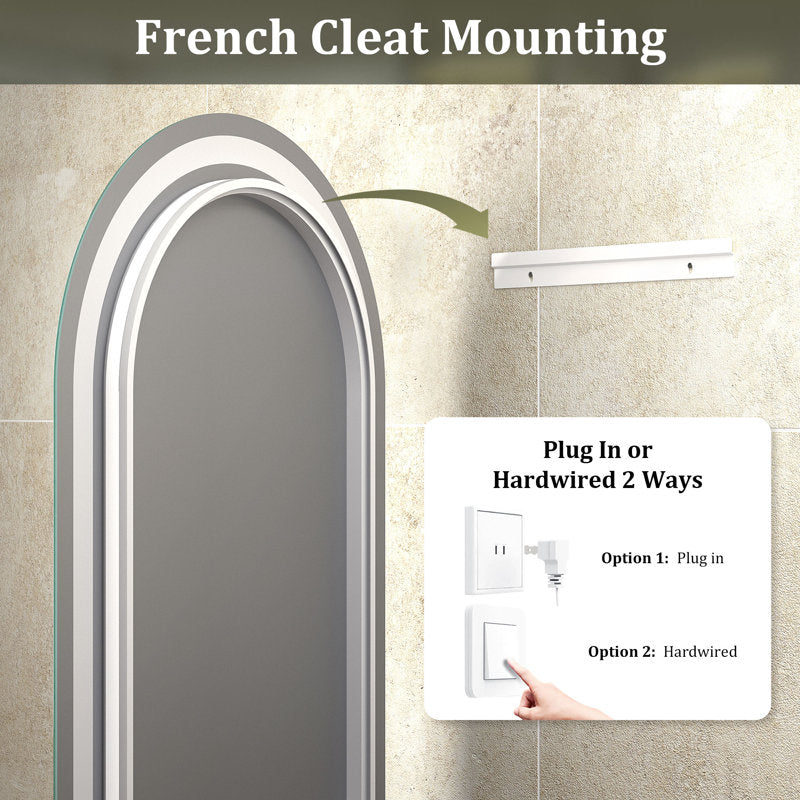 Iyra Arched LED Mirror