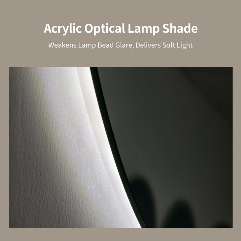 Asymmetrical Full-Length LED Wall Mirror