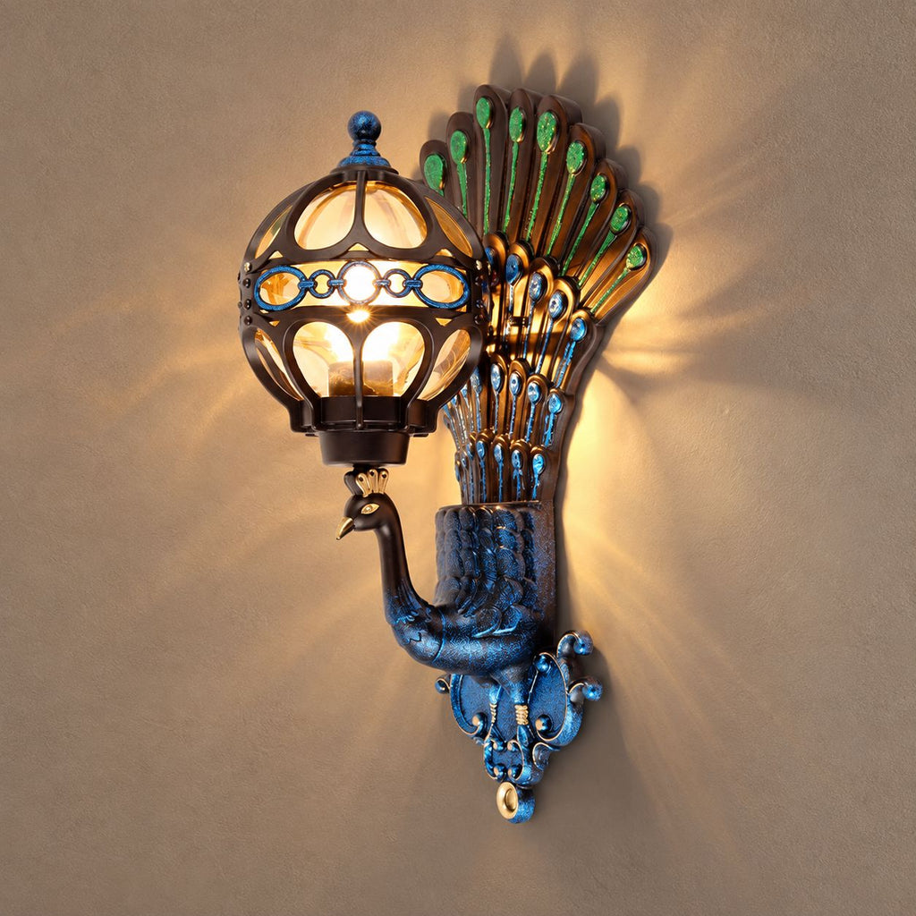 Ines Peacock Wall Light