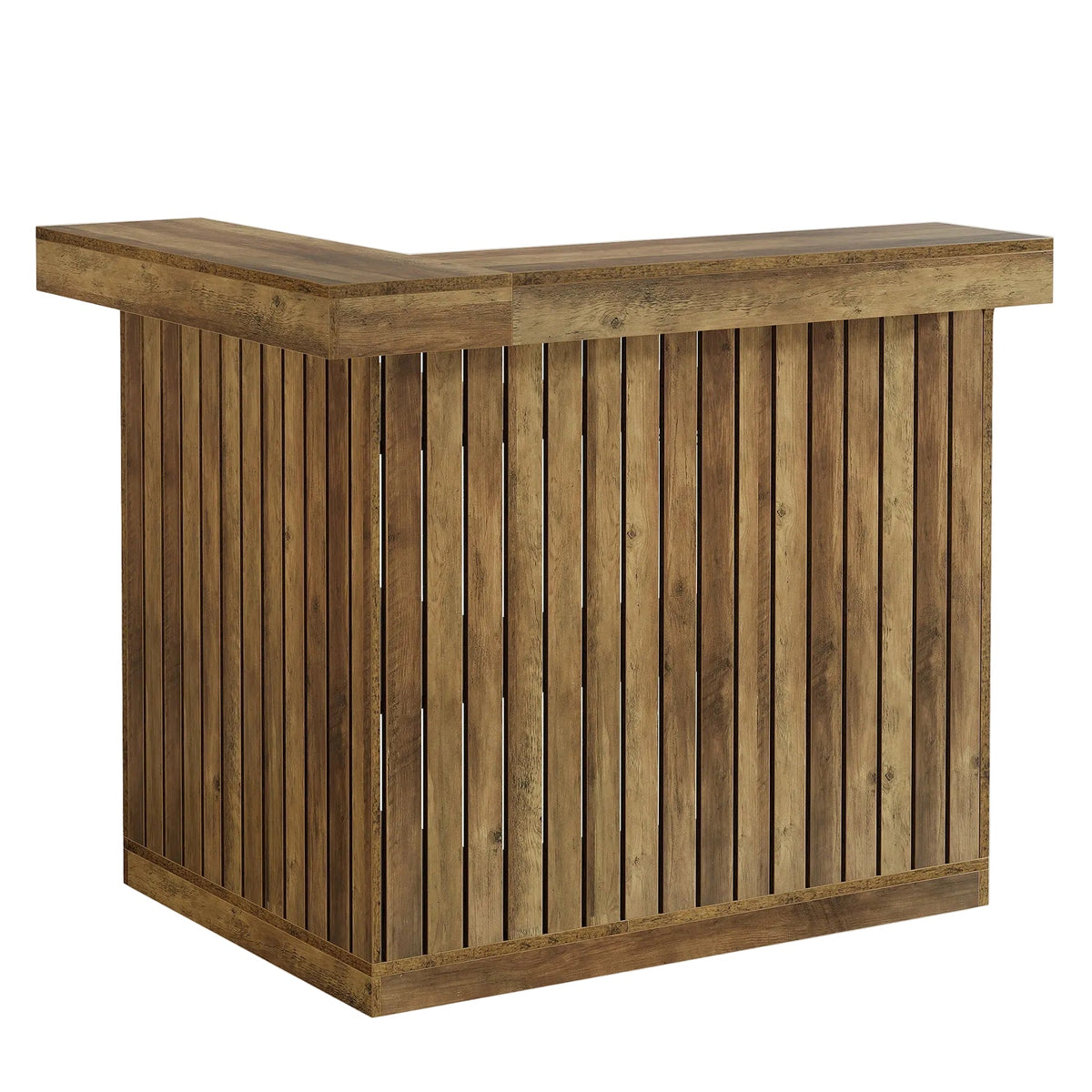 L-Shaped 4-Tier Corner Liquor Bar Table