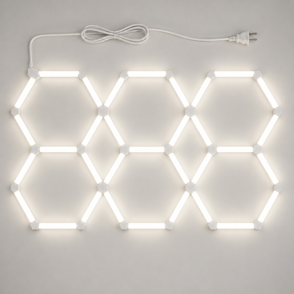 LED Hexagon Lights for Garage