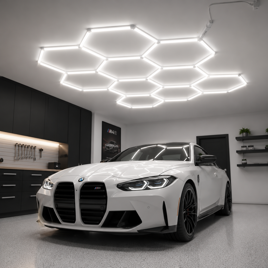 LED Hexagon Lights for Garage