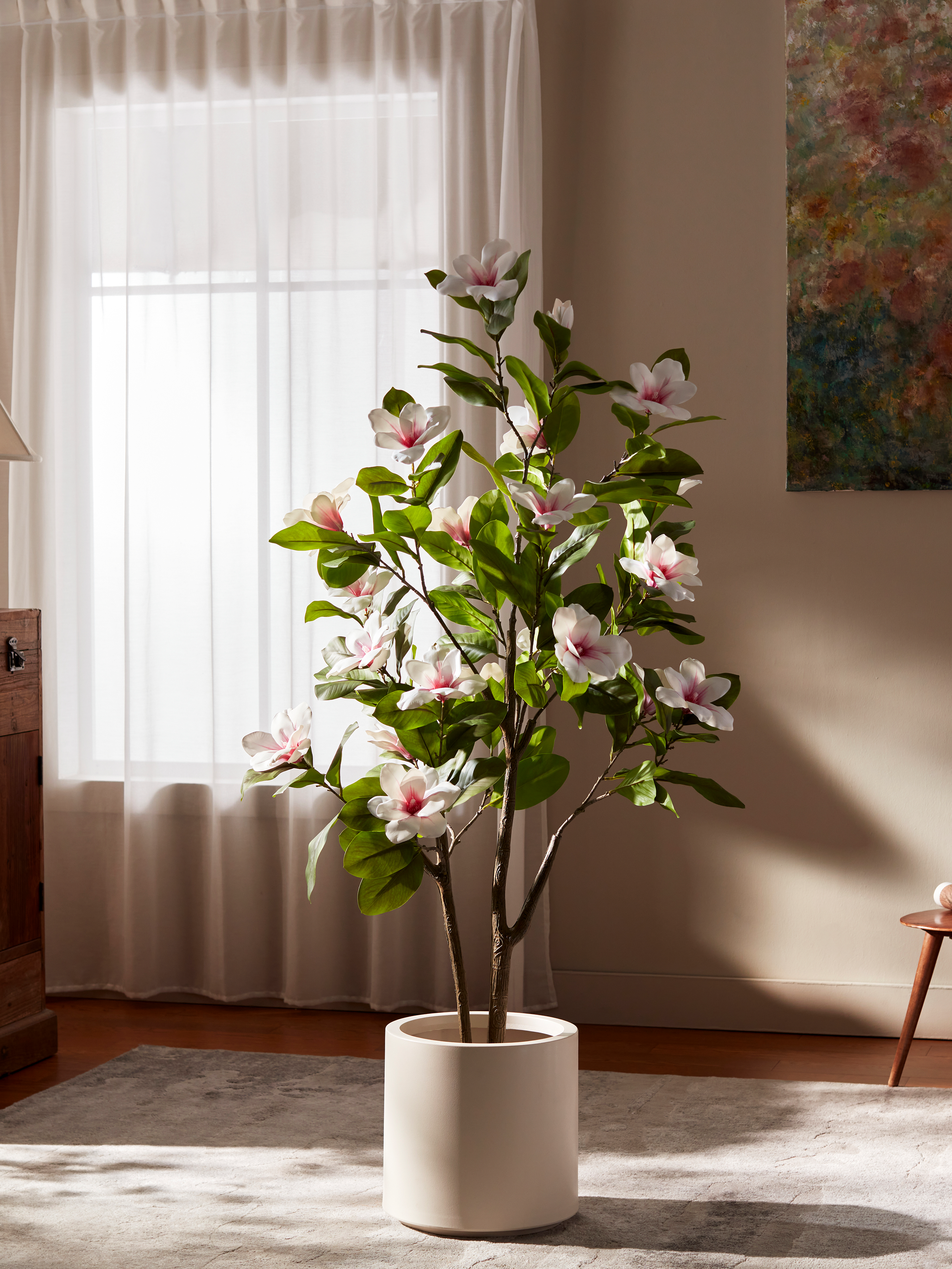 Elegant Magnolia Tree for Dining Rooms with Lush Leaves