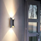 Curved Aluminum Up-Down Wall Light
