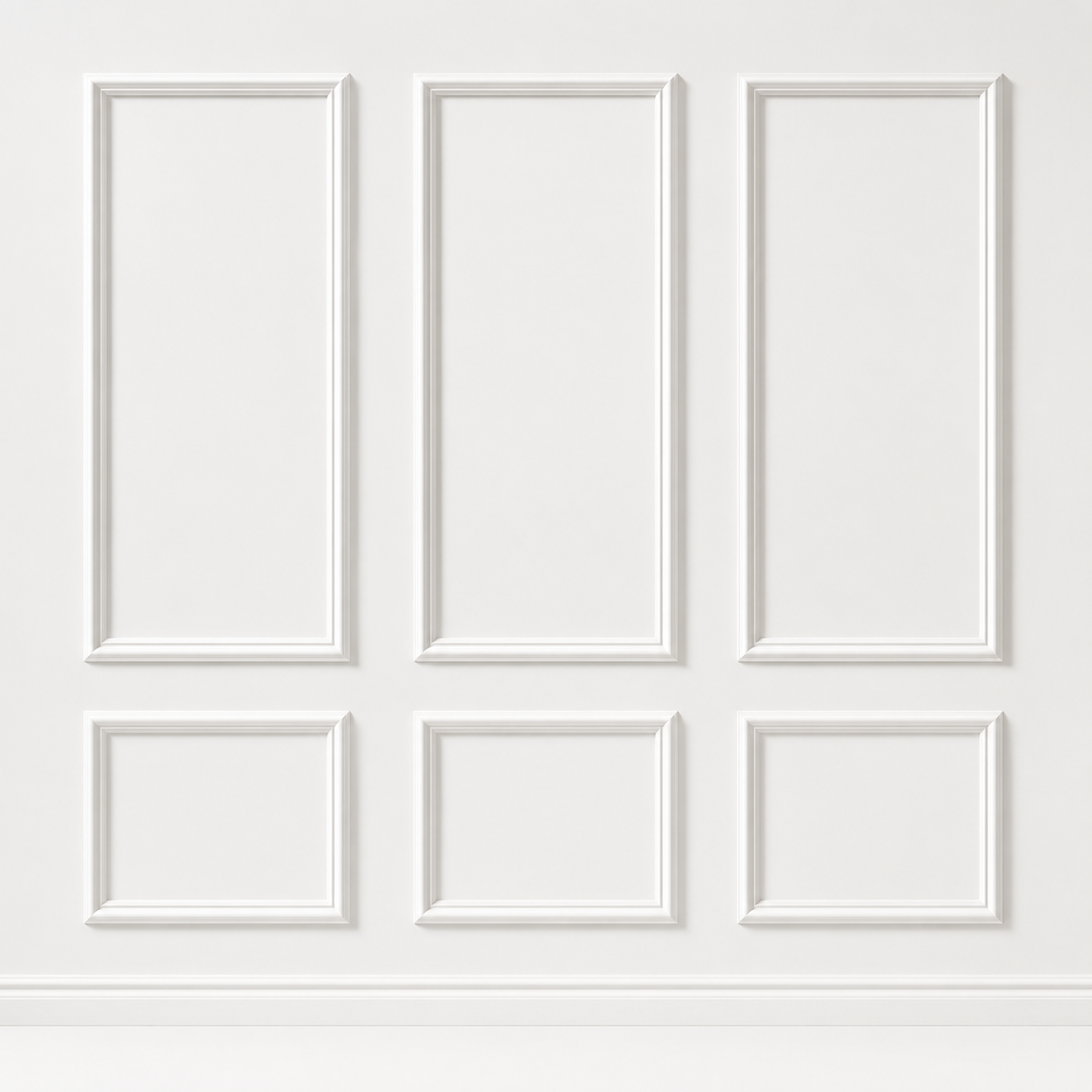 Peel and Stick Pre Cut Adhesive Wall Molding Kit