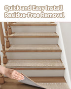 Ravellora CloudSoft Stair Treads - Beige