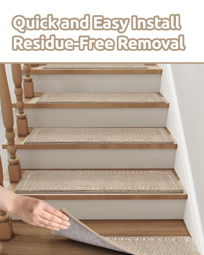Ravellora CloudSoft Stair Treads - Beige