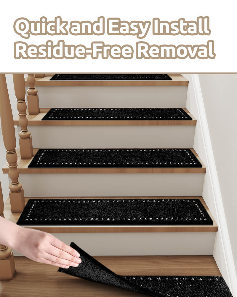 Ravellora CloudSoft Stair Treads - Black