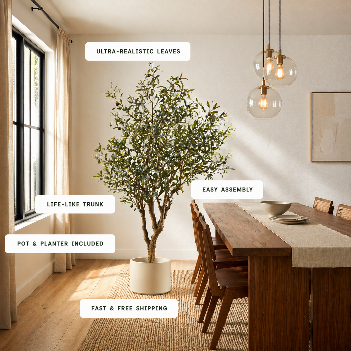 Ravellora Rustic Olive Tree