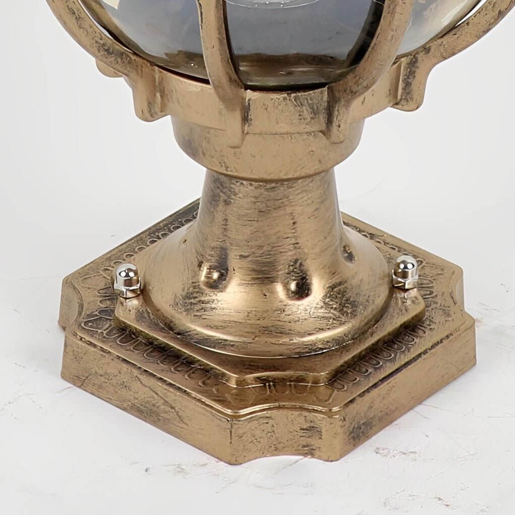 Halia Globe Pillar Light
