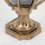 Halia Globe Pillar Light