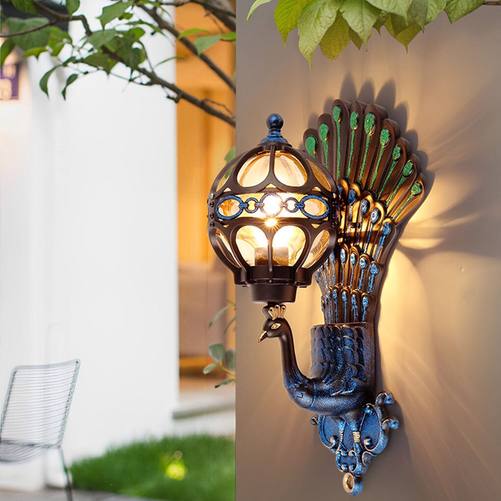 Ines Peacock Wall Light