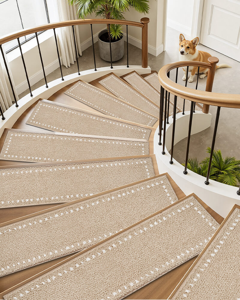 Ravellora CloudSoft Stair Treads - Beige