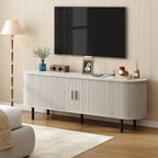 Marlow 63in Sliding Flutted Door TV Stand