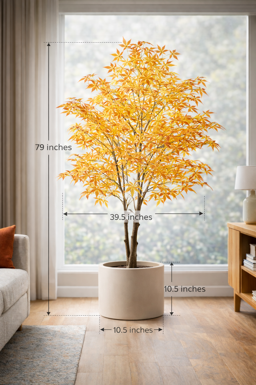 Warm Heritage Maple Tree for Offices with Fine Leaves